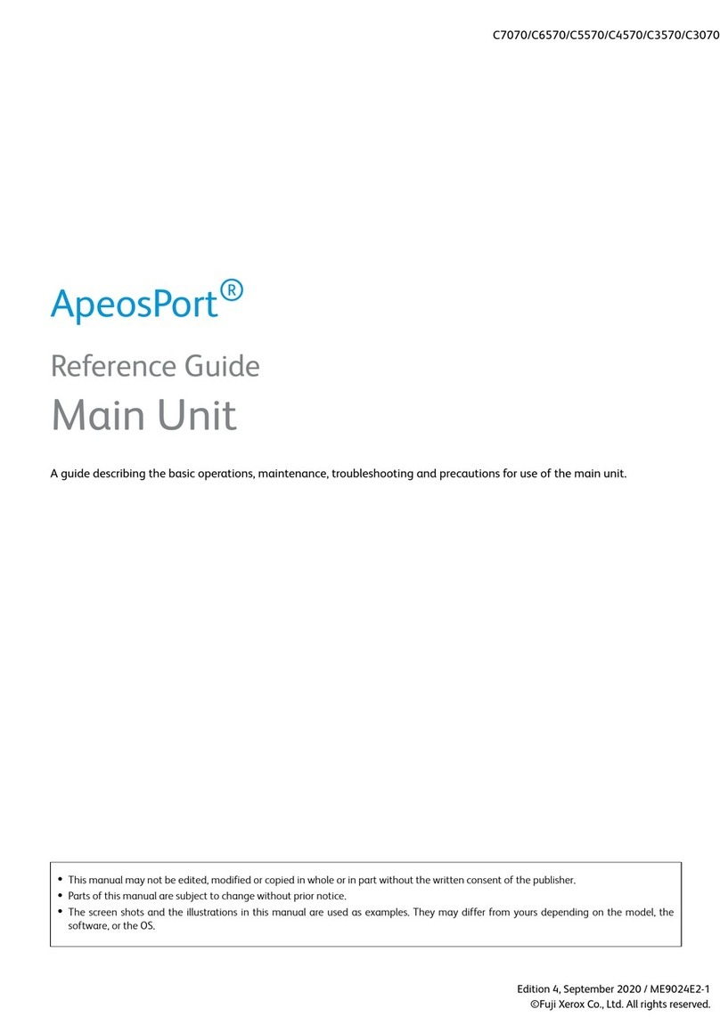 Fuji Xerox ApeosPort C7070 User manual