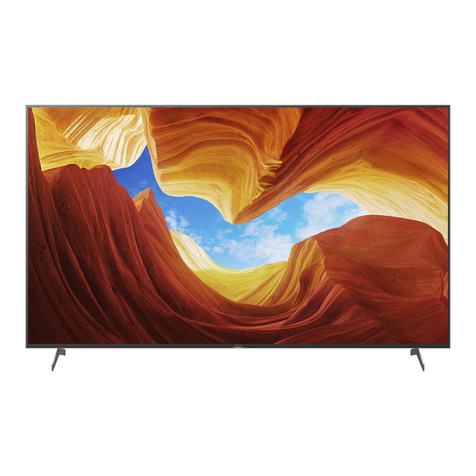 Sony BRAVIA XBR-85X900H User manual