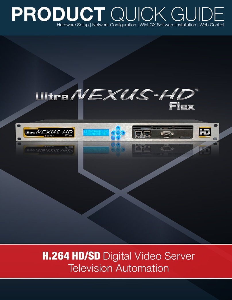 Leightronix UltraNEXUS-HD Flex User manual