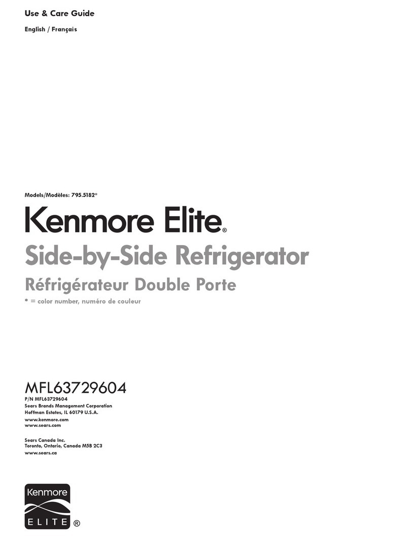 Kenmore Elite 795.5182 Use & care guide