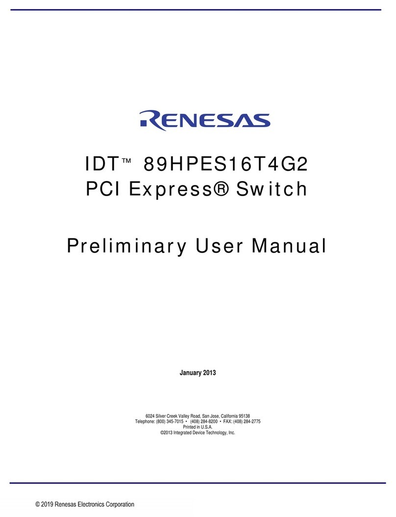 IDT 89HPES16T4G2 User manual