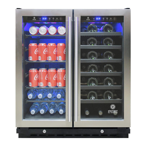 Vinotemp Element EL-30SWCB2D User manual