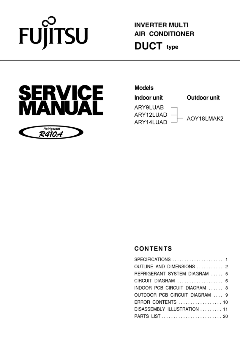 Fujitsu ARY9LUAB User manual