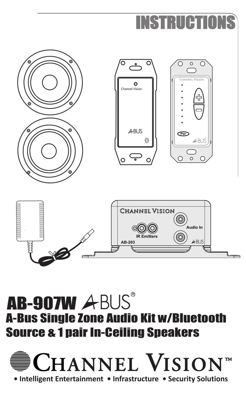 Channel Vision AB-907W User manual