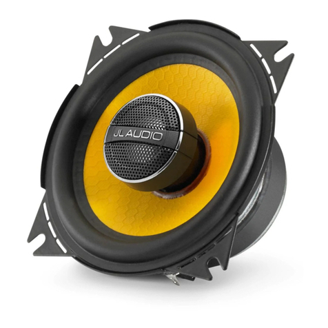 JL Audio C1-400 series owner's manual