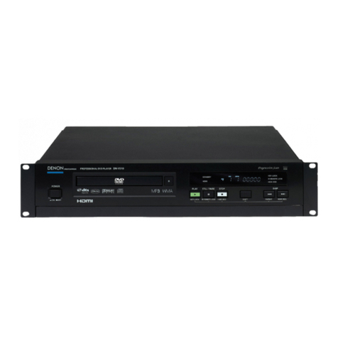 Denon DN V310 - Professional DVD Player User manual