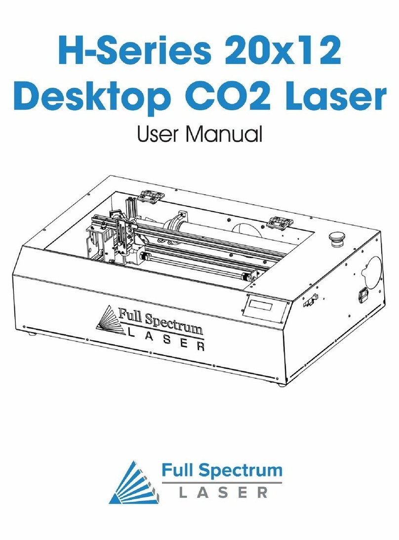 Full Spectrum Laser HL40-5g Hobby Advanced User manual