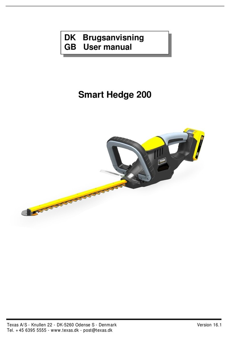 Texas Equipment Smart Hedge 200 User manual