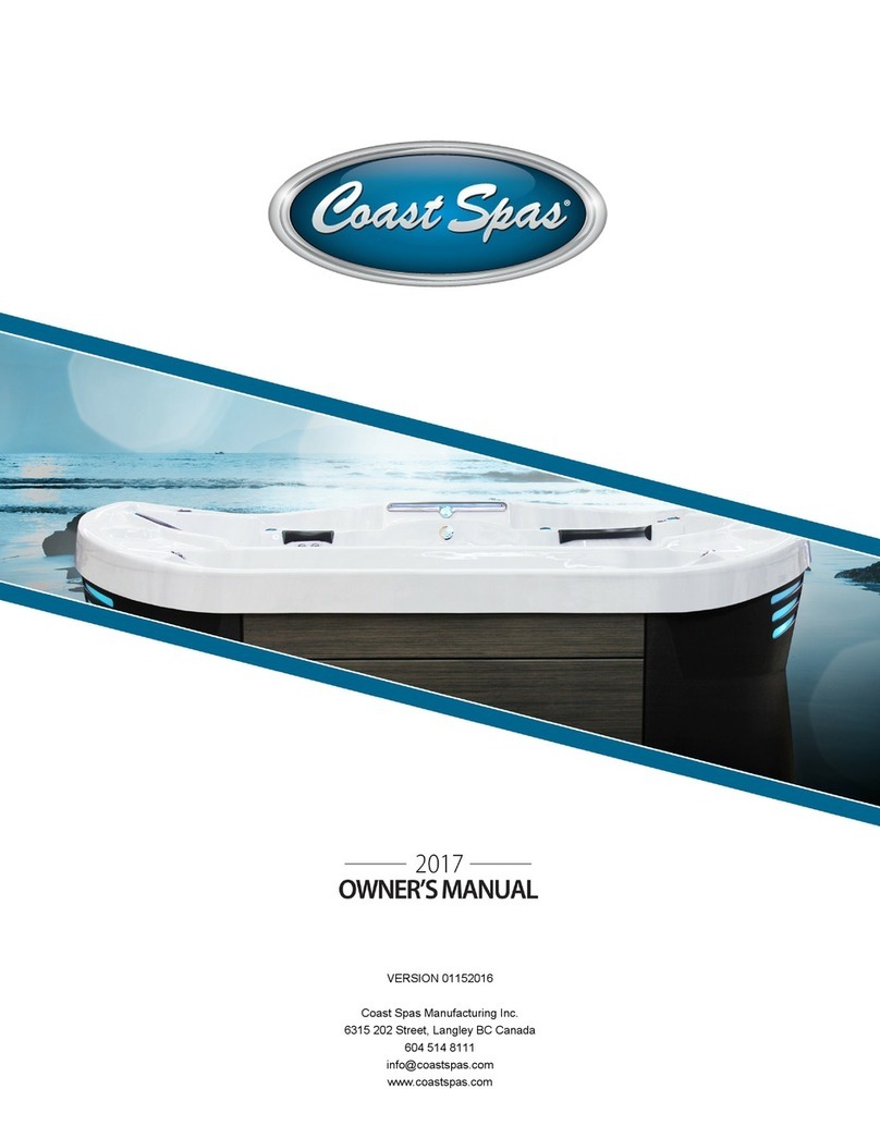 Coast Spas Coast Spas with hydro Cyclonic Filtration... User manual