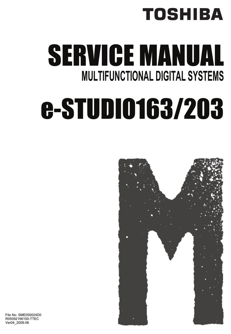 Toshiba e-STUDIO163 User manual