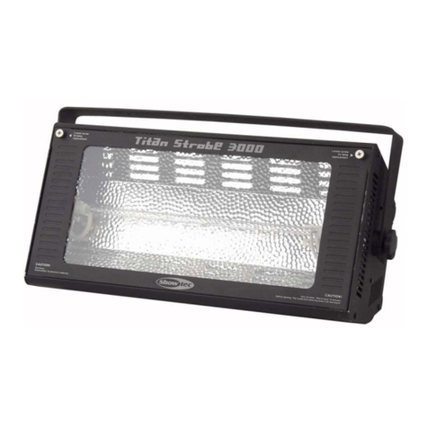 Show Tec Titan Strobe 3000 User manual