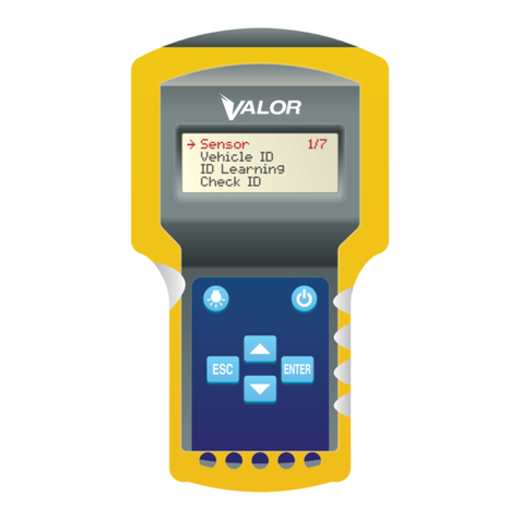 Valor EXTREME DUTY TPMS Operating instructions