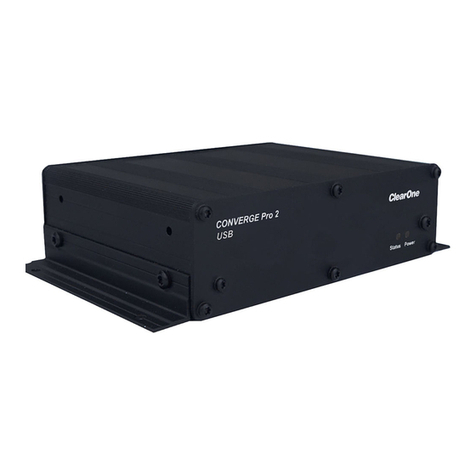 Clear One CONVERGE Pro 2 USB Expander quick start guide