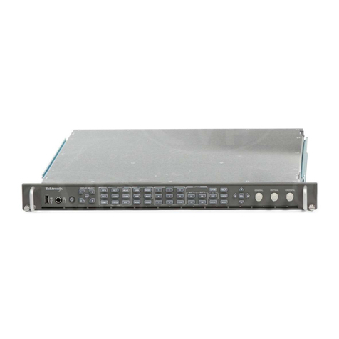 Tektronix WVR8200 User manual