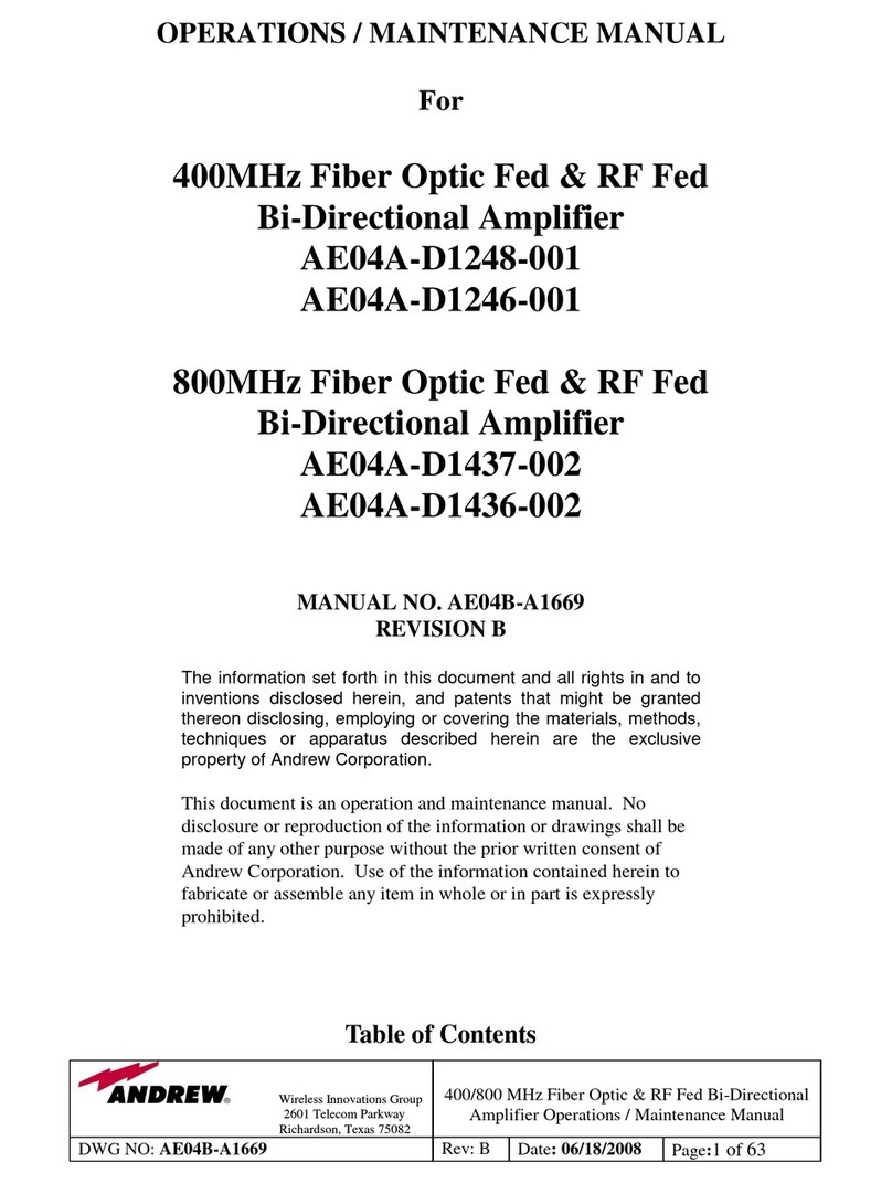 Andrew AE04A-D1248-001 Manual