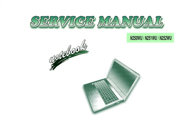Clevo N250WU User manual