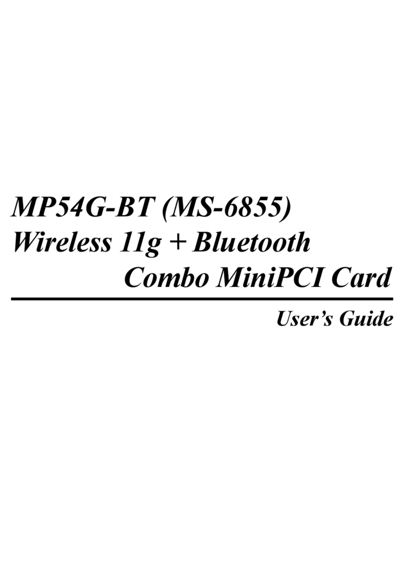 MSI MP54G-BT User manual