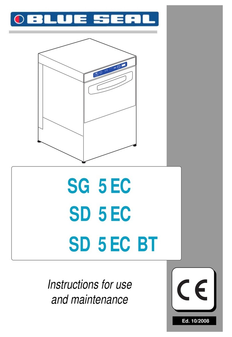 Blue Seal SG 5EC Specification sheet