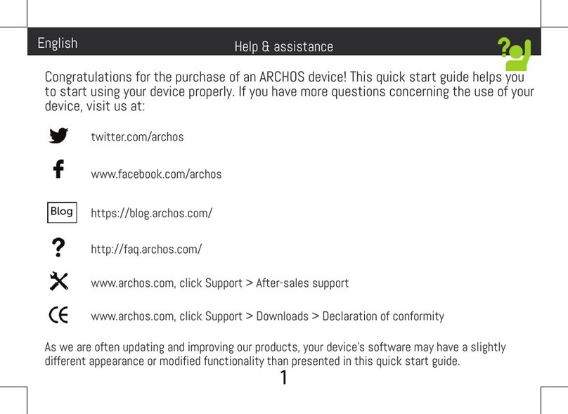 Archos 50b Cobalt manual