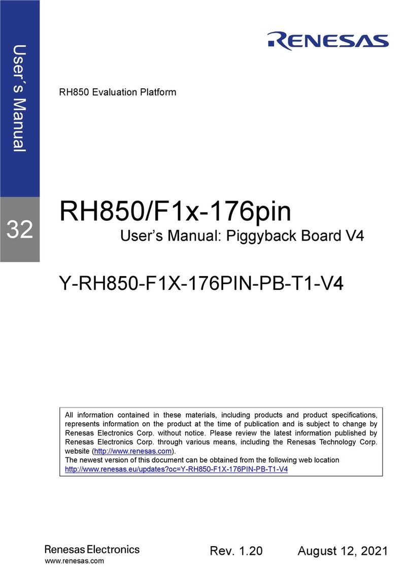 Renesas RH850 Series user manual