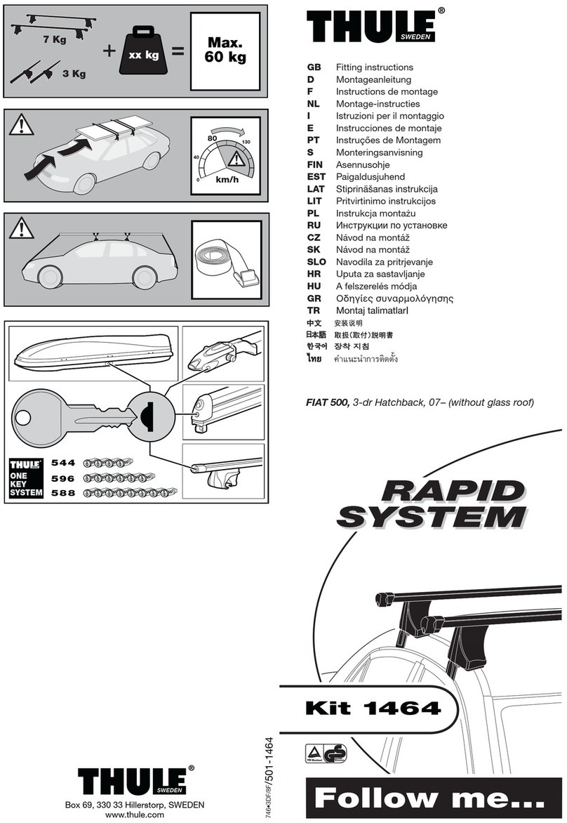 Thule 1464 User manual