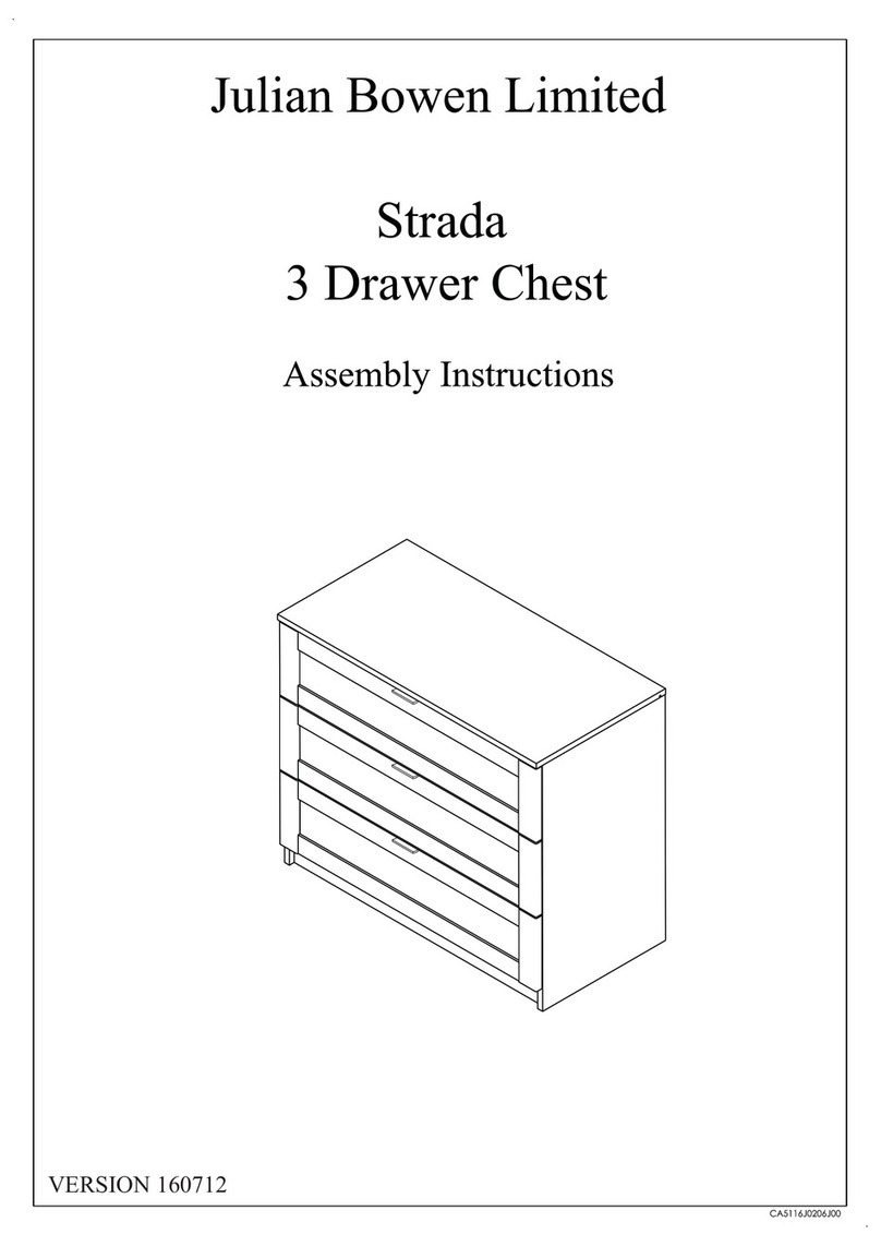 Julian Bowen Limited Strada Assembly instructions Julian Bowen Limited Strada Assembly instructions