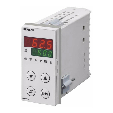 Siemens RWF55.5 User manual