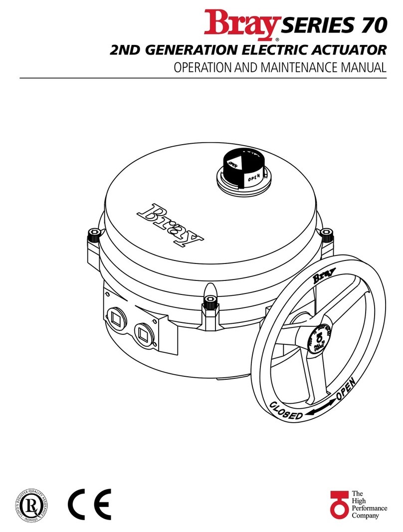 Bray Series 70 User manual