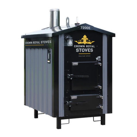 Crown Royal Stoves RS7200E owner's manual