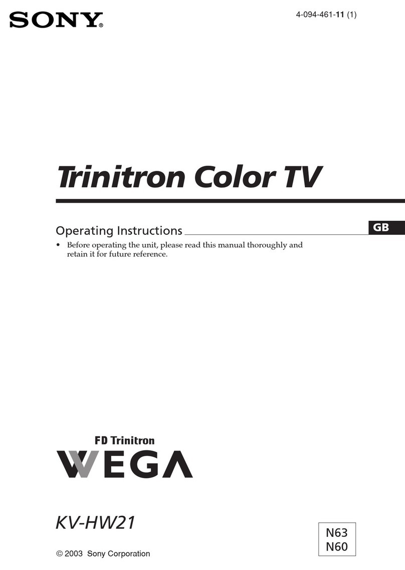 Sony Trinitron User manual