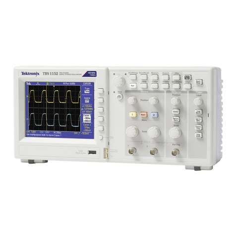 Tektronix TBS1022 Installation and maintenance instructions