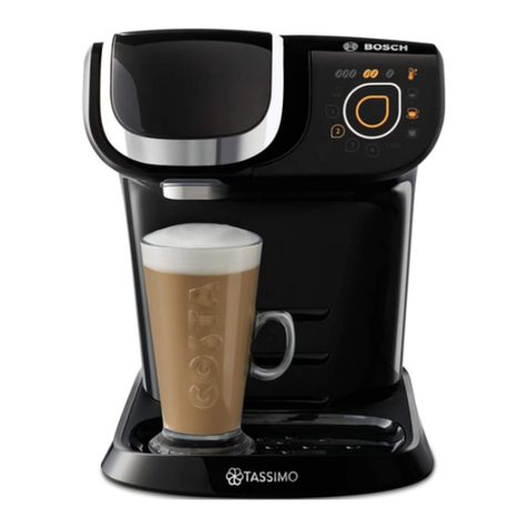 Bosch TASSIMO MY WAY 2 TAS65 GB Series User manual