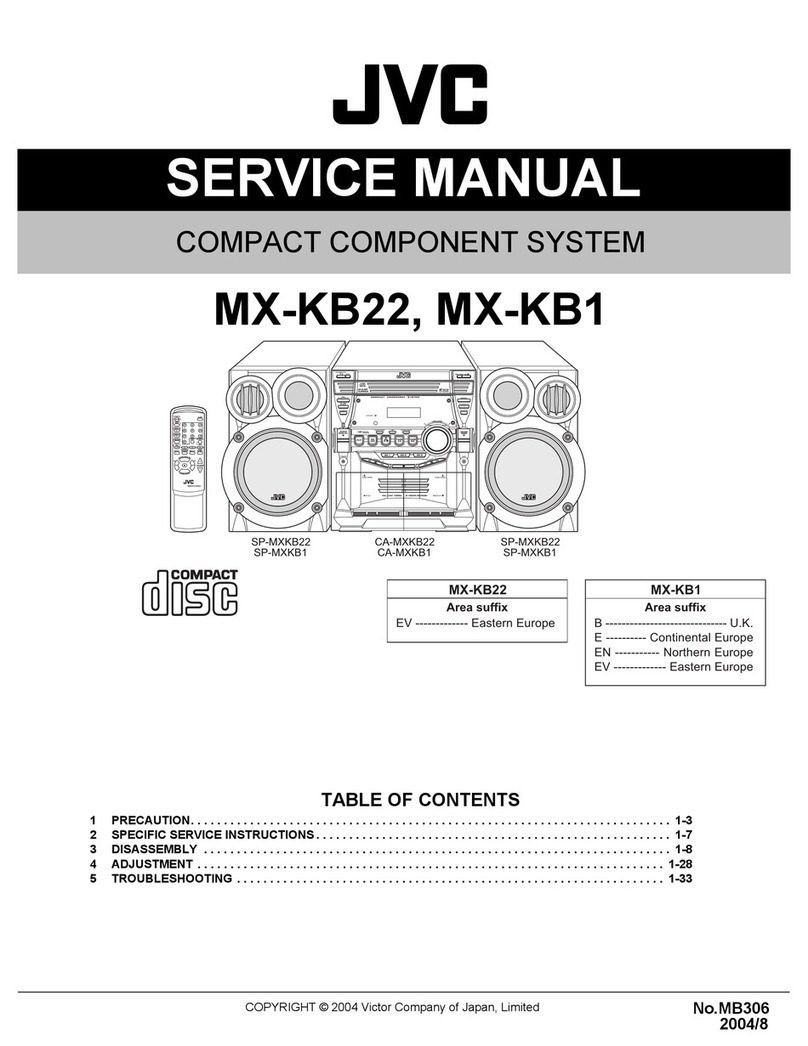 JVC MX-KB22 Service manual