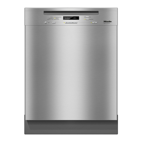 Miele G 6727 User manual Miele G 6727 User manual
