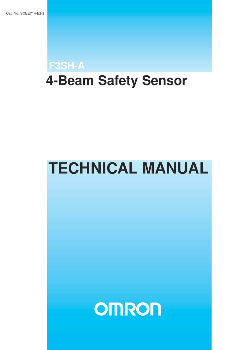 Omron F3SH-A - Technical manual