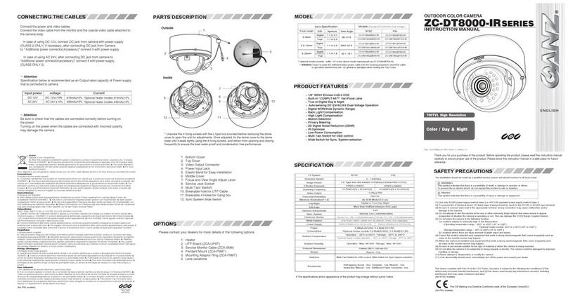 Ganz ZC-DT8039NXA-IR User manual