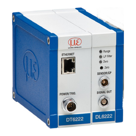 MICRO-EPSILON capaNCDT 6222 User manual