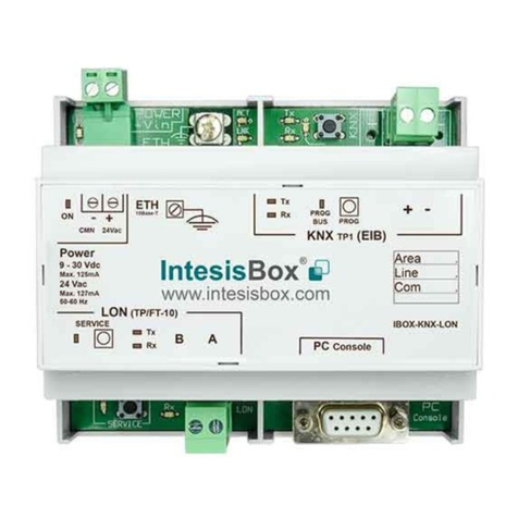IntesisBox KNX-LON installation manual IntesisBox KNX-LON installation manual