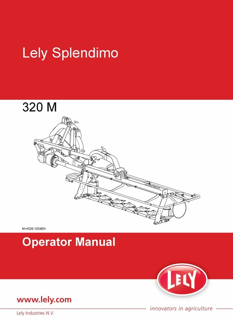 LELY Splendimo 320 M Operator's manual LELY Splendimo 320 M Operator's manual