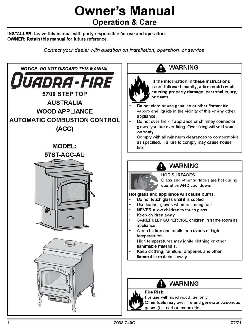 Quadra-Fire 57ST-ACC-AU User manual