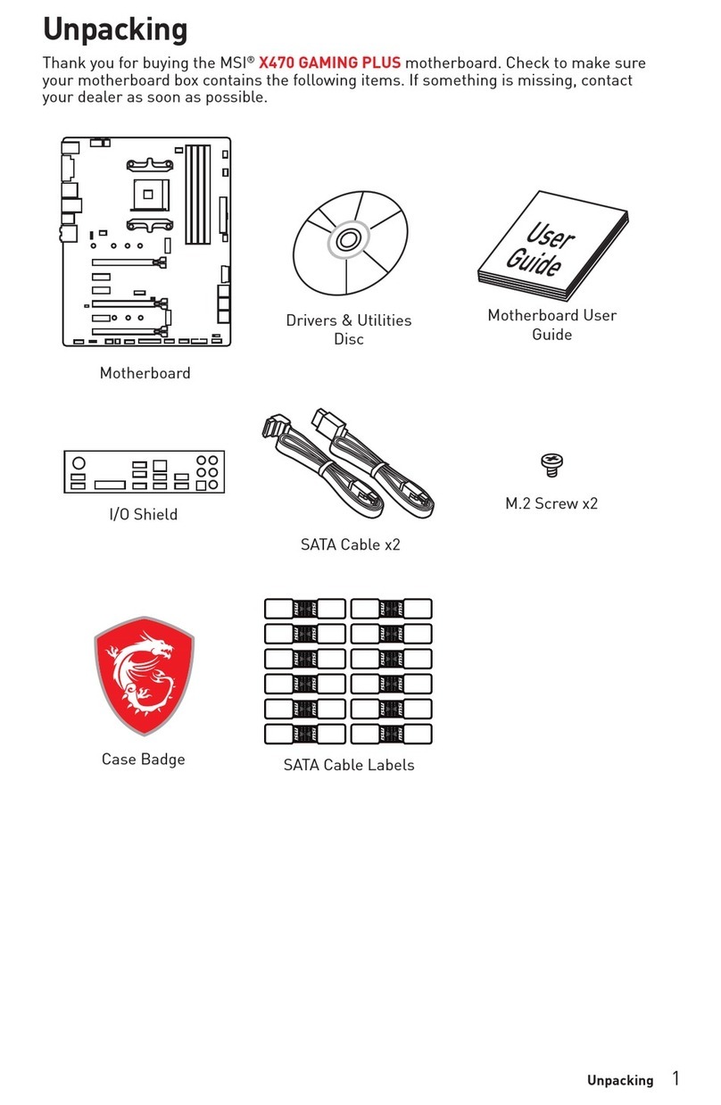 MSI X470 GAMING PLUS user guide