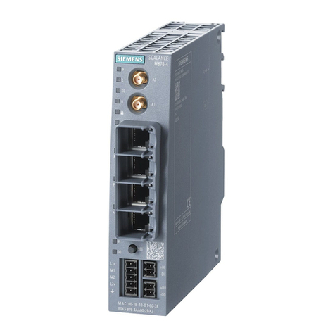 Siemens SCALANCE M800 User manual