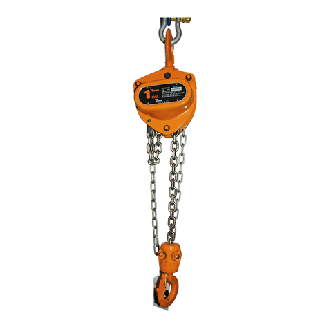 KITO M3 Series Owners/operators manual and safety instructions