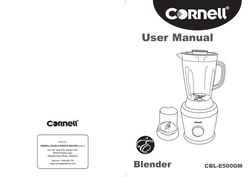 Cornell CBL-E500GM user manual