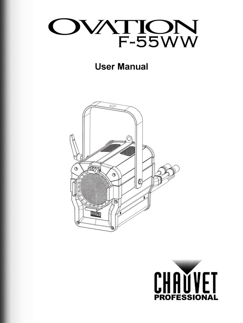 Chauvet Professional Ovation F-55WW User manual