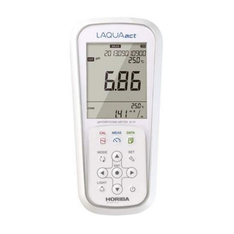 horiba LAQUAact  D-74 instruction manual