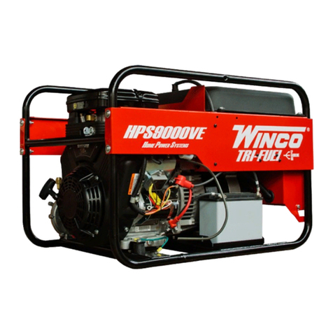 Winco HPS9000VE/E Installation & operator's manual