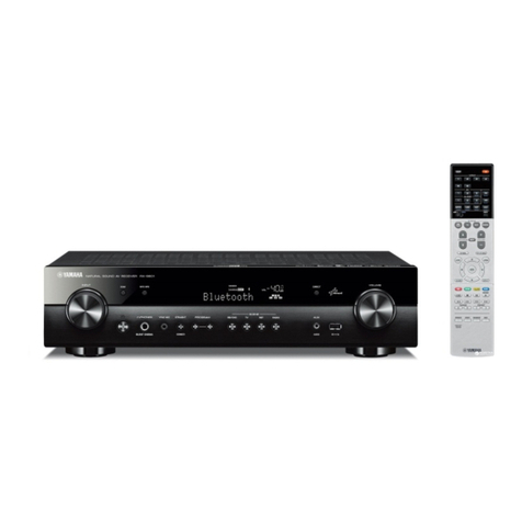 Yamaha RX-S601 Use and care manual