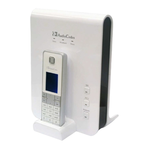 AudioCodes MediaPack MP-263-DB User manual