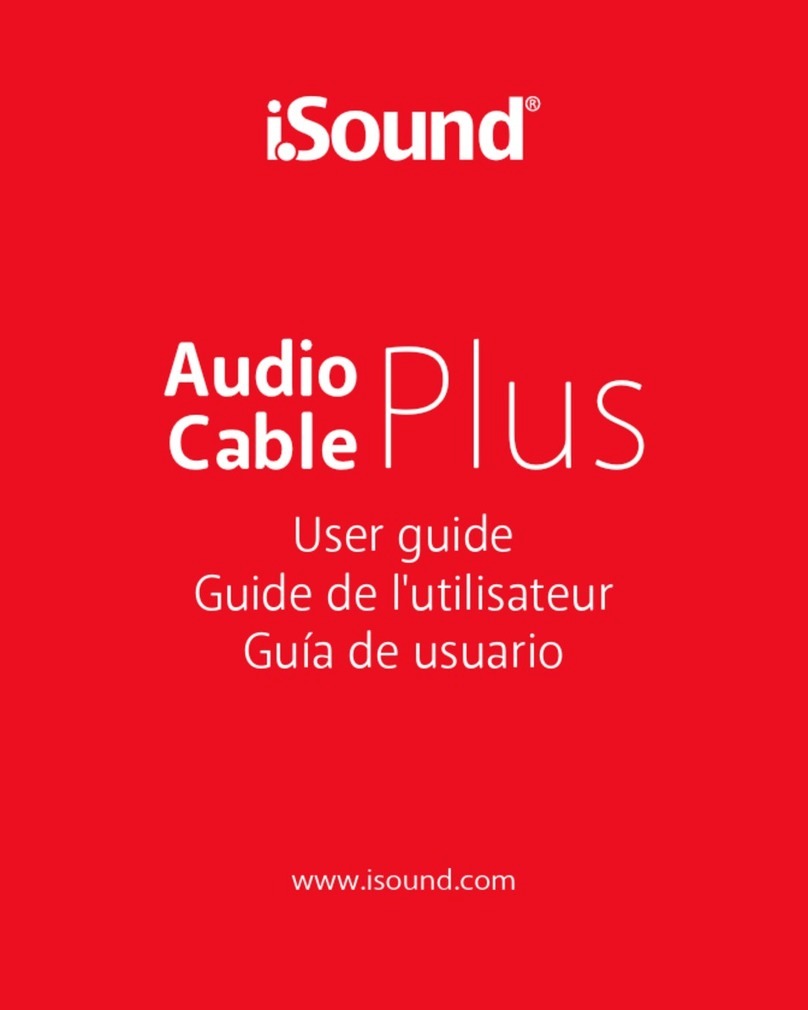 I.SOUND Audio cable Plus User manual